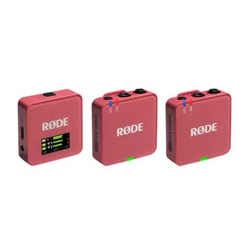 RODE Wireless GO GEN3 két csatornás vezeték nélküli mikrofon rendszer, rozé