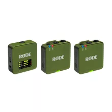 RODE Wireless GO GEN3 két csatornás vezeték nélküli mikrofon rendszer, sötétzöld