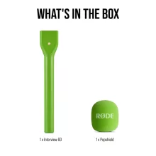 RODE Interview GO mikrofonfogó nyél vezeték néküli mikrofonokhoz, zöld