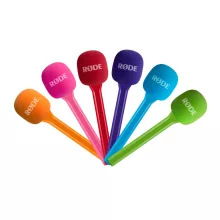 RODE Interview GO mikrofonfogó nyél vezeték néküli mikrofonokhoz, piros