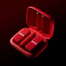 RODE Wireless Micro-C két csatornás kompakt vezeték nélküli mikrofon (USB-C), piros