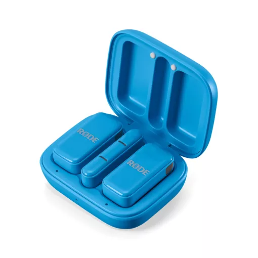 RODE Wireless Micro-C két csatornás kompakt vezeték nélküli mikrofon (USB-C), kék