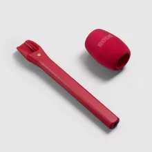 RODE Interview Micro mikrofonfogó nyél vezeték nélküli mikrofonokhoz, piros