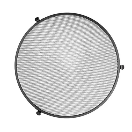 Jinbei 28 cm-es méhsejtrács "M" (30°-os) "Long Focus" reflektorhoz