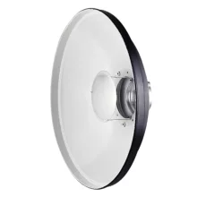 Jinbei QZ-50 Beauty Dish reflektor diffuzorral - Fehér belső - 50cm