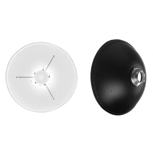 Jinbei QZ-50 Beauty Dish reflektor diffuzorral - Fehér belső - 50cm