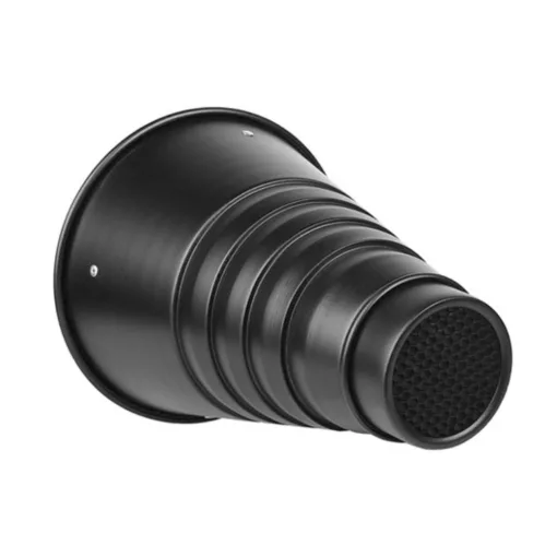Jinbei Snoot / Szűkítő méhsejtráccsal - Bowens (M II-Conical Snoot)