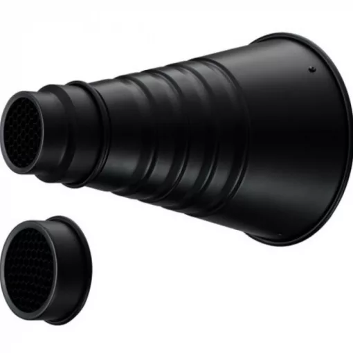 Jinbei Snoot / Szűkítő méhsejtráccsal - Bowens (M II-Conical Snoot)