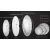   Jinbei QZ-40 Beauty Dish reflektor diffuzorral - Ezüst belsővel - 40cm