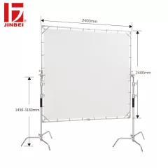   Jinbei Fényáteresztő diffúzor keret (HD-240) - 240 x 240 cm