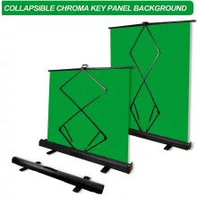 Mikrosat Pull-Up Chromagreen Háttér 165x200cm (Zöld-BD2008)