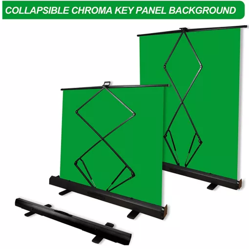 Mikrosat Pull-Up Chromagreen Háttér 165x200cm (Zöld-BD2008)