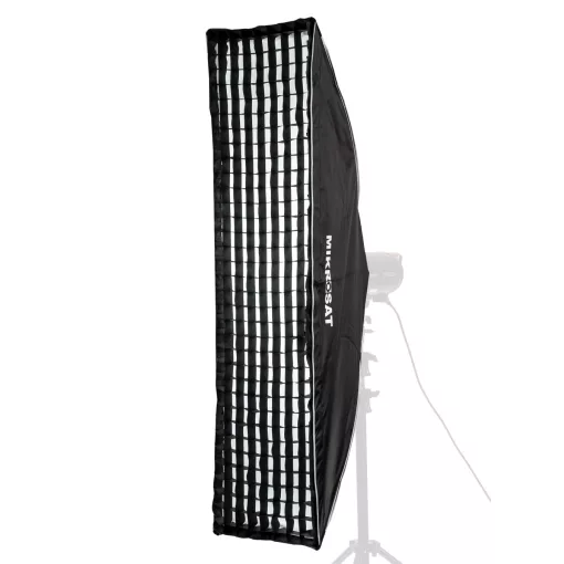 Mikrosat 4Clicks 35x140cm Nyitható Softbox Méhsejtráccsal
