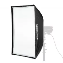 Mikrosat 4Clicks 60x90cm Nyitható Softbox Méhsejtráccsal