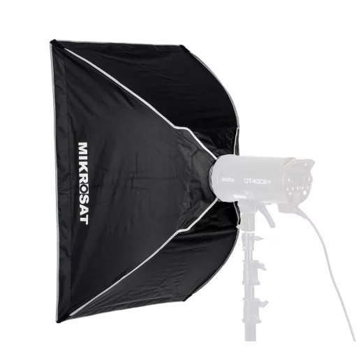 Mikrosat 4Clicks 60x90cm Nyitható Softbox Méhsejtráccsal