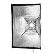 Mikrosat 4Clicks 60x90cm Nyitható Softbox Méhsejtráccsal