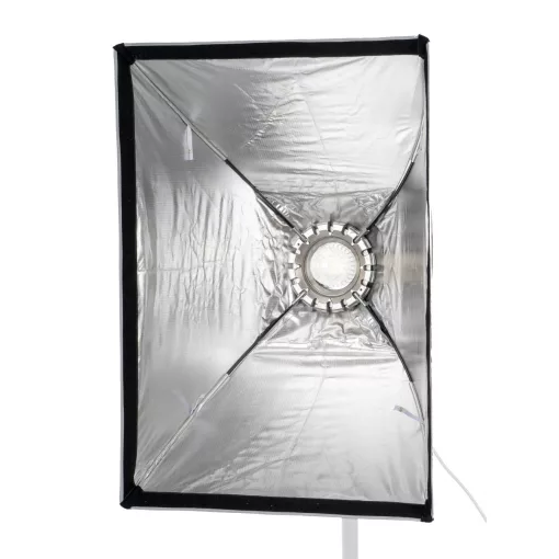 Mikrosat 4Clicks 60x90cm Nyitható Softbox Méhsejtráccsal