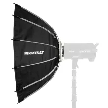 Mikrosat 12Clicks Nyitható Softbox - 85cm méhsejtráccsal