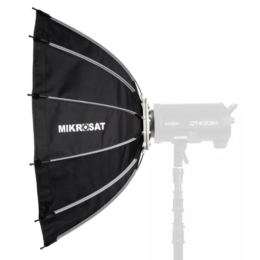 Mikrosat 12Clicks Nyitható Softbox - 85cm méhsejtráccsal
