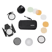 Godox V860III-O Olympus/Panasonic rendszervaku szett AK-R1 fényformálóval és XRO II vakukioldóval