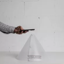 Mikrosat Cone - fényáteresztő tölcsér - S méret, mobilhoz
