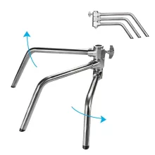 Mikrosat CS-340BP C-Stand PRO Állvány Állítható Boom Karral, súlyzsákkal (max. 20kg, 340cm)
