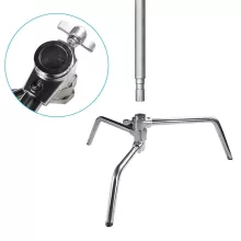 Mikrosat CS-340BP C-Stand PRO Állvány Állítható Boom Karral, súlyzsákkal (max. 20kg, 340cm)