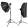 Godox MS300II-V Dupla Vakuszett beltérre- Mikrosat 100cm octo - 25x100 4Clicks Softboxal (2 x 300Ws)