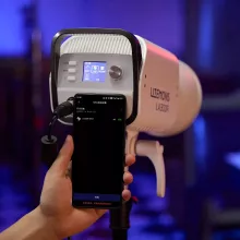 Godox LA300Bi Bi-Color LED lámpa Szett Gömb Softboxal (Bi - 65cm - 2,6m)