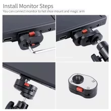 Mikrosat Gyorscseretalpas Monitor Tartó