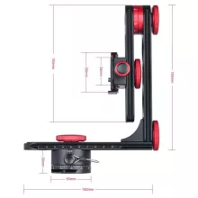 Mikrosat PH-720 panoráma fej, fém