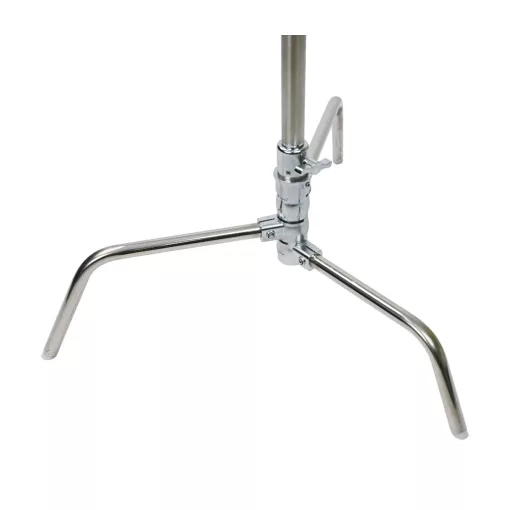 Mikrosat C-Stand Állvány - Állítható Lábbal, boom karral (silver11)