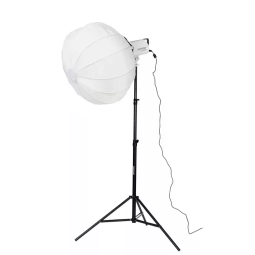 Godox LE300Bi Bi-Color LED Podcast lámpa Szett Gömb Softboxal (Bi - 65cm - 2,6m)