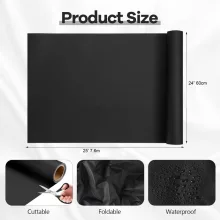 Mikrosat Matt Fekete Fólia - Matte Black Cinefoil 12" x 12.5' (30cm x 3.8m)