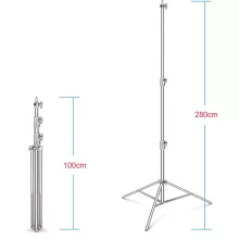 Mikrosat SSS-280 Acél Lámpaállvány (280cm, 8kg)