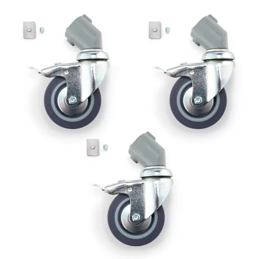 Manfrotto 3 darabos kerékszett, fékekkel és adapterrel, 75mm (110)