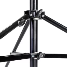 Manfrotto Super giant 6 szekciós alumínium állvány 1szint.láb, fekete (269HDBU)
