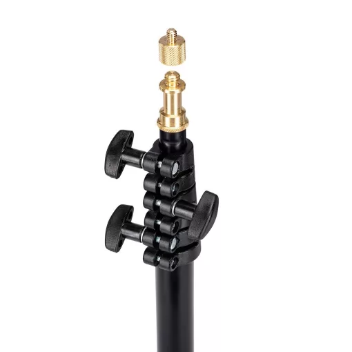 Manfrotto Low mini pro alumínium lámpa állvány, fekete (156BLB)