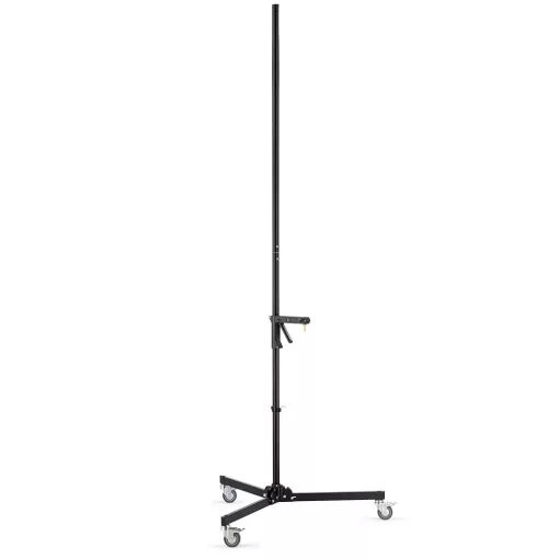 Manfrotto Oszlop állvány, fék. kerekek, levehető talp, alu, fekete (231B)