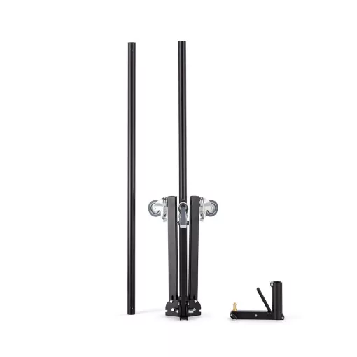 Manfrotto Oszlop állvány, fék. kerekek, levehető talp, alu, fekete (231B)