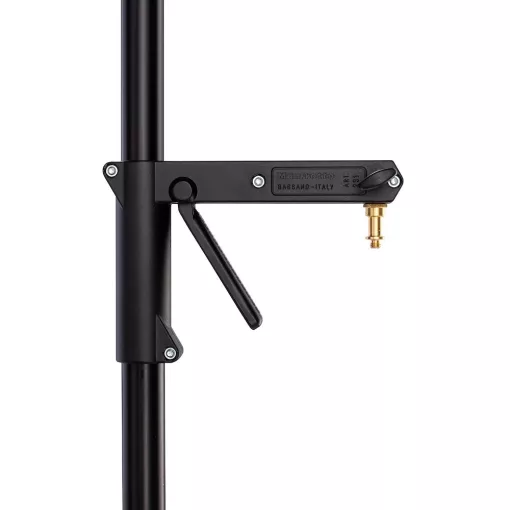 Manfrotto Oszlop állvány, fék. kerekek, levehető talp, alu, fekete (231B)