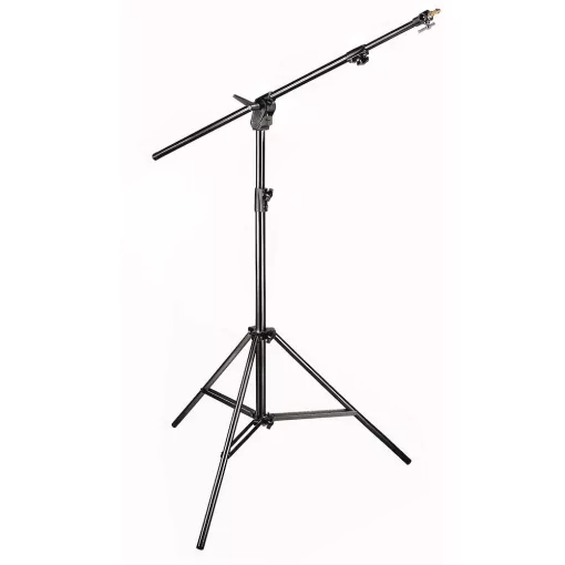 Manfrotto Combi-boom aluminium állvány homokzsák nélkül, fekete (420NSB) (420NSB)