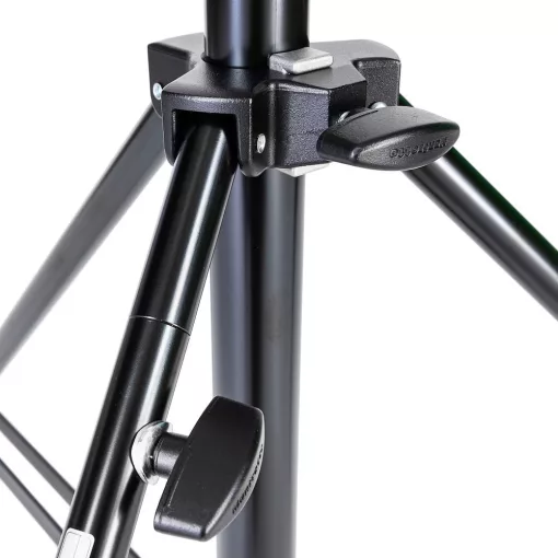 Manfrotto Nagy teherbírású acél állvány, fekete (126BSU)