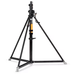 Manfrotto Super wind up állvány, acél, fekete (387XBU)