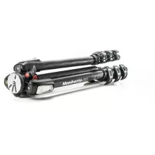 Manfrotto 055 karbon 4 szekciós állvány, horizontális oszloppal (MT055CXPRO4)