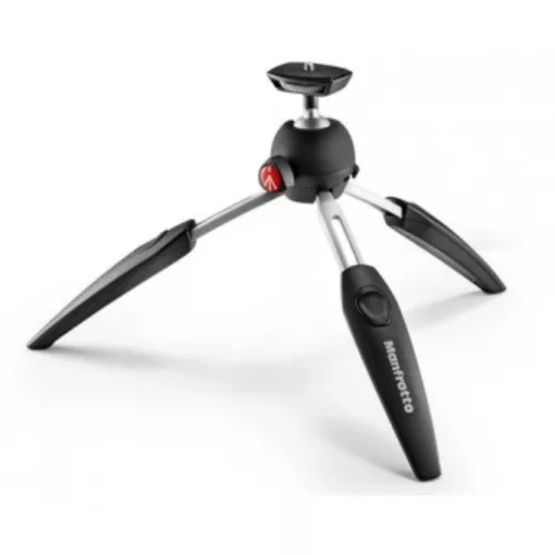 Manfrotto Pixi EVO Tripod (fekete) - Mini Fényképezőgép Állvány (MTPIXIEVO-BK)
