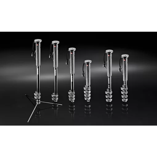Manfrotto XPRO fotó monopod, karbon 4 szekciós (MPMXPROC4)