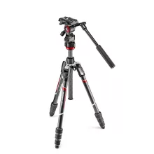 Manfrotto Befree Live Tripod Szett - Karbon Fényképezőgép Állvány Videófejjel (MVKBFRTC-LIVE)