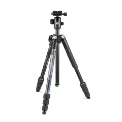   Manfrotto Element MII állvány Alu 4 szekció, gömbfej, fekete (MKELMII4BK-BH)