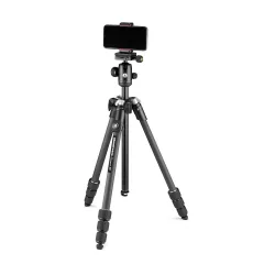   Manfrotto Element MII állvány mobile BT, CF 4szek. gömbfej, fekete (MKELMII4CMB-BH)